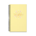 Sunshine Spiral Journal — Yellow Inspirational Notebook for Notes & Gratitude